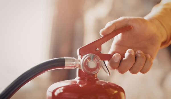 Impianto antincendio per autobus